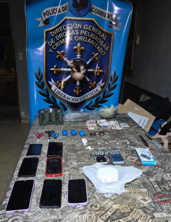 Desarticulan un narcokiosco regenteado por madre e hija en un barrio de Corrientes